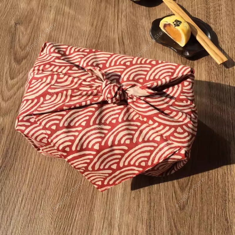 Furoshiki Wrap Cloth - Japanse stijl Furoshiki inpakdoek multifunctionele katoenen
