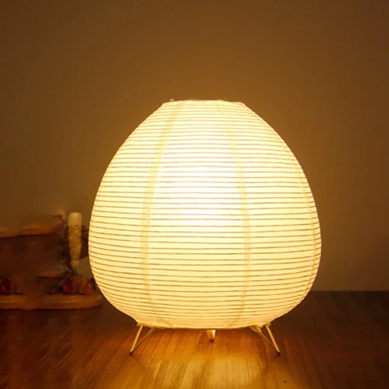 Japanese Lantern Paper - Japanse Rijstpapier Lantaarn Led Tafellamp Woonkamer