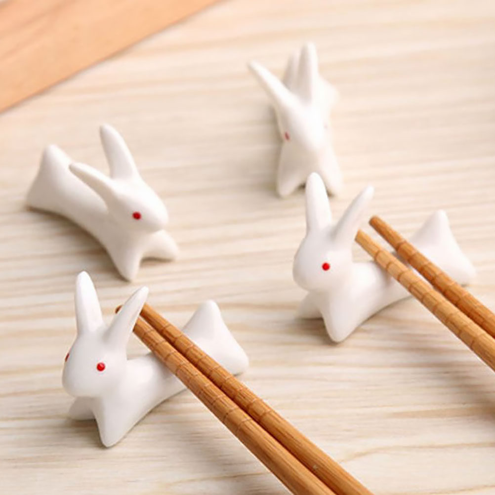 10 stuks cartoon konijn kerami - Chopstick Rest Ceramic recensie en prijs