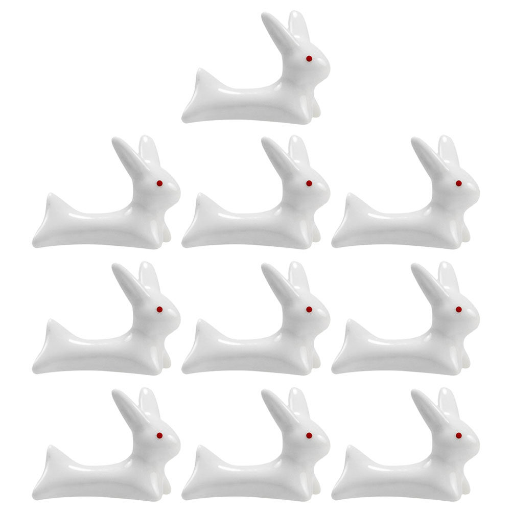 10 stuks cartoon konijn kerami - Chopstick Rest Ceramic recensie en prijs